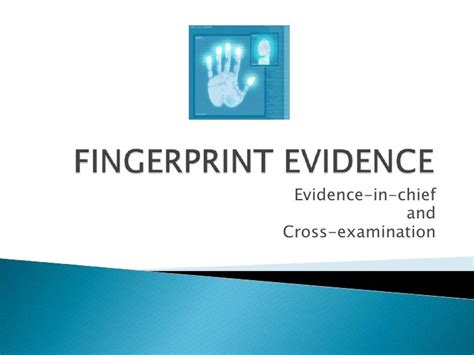 Fingerprint Evidence