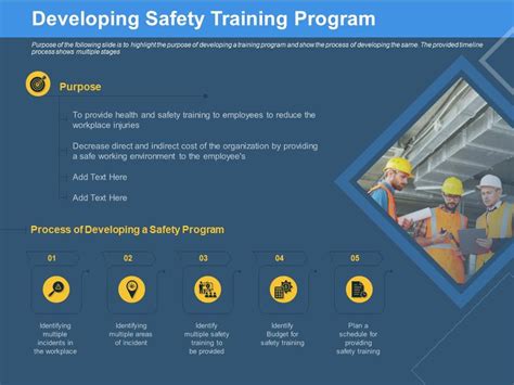 Developing Safety Training Program Safe Working Ppt Powerpoint ...