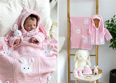 Bunny Crochet Baby Blanket (Free Pattern) - Maisie and Ruth