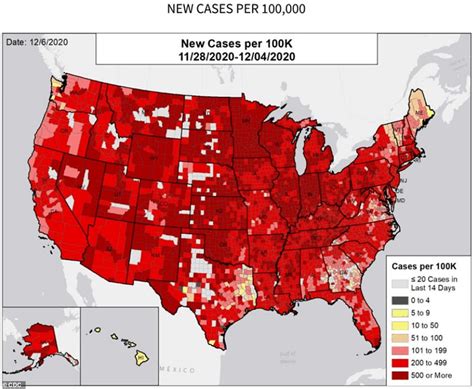 Red wave map shows how US COVID-19 hospitalizations have spread | Daily Mail Online