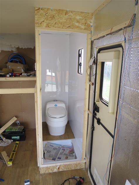 Building a Bathroom – The Rolling Home | Cargo trailers, Cargo trailer ...