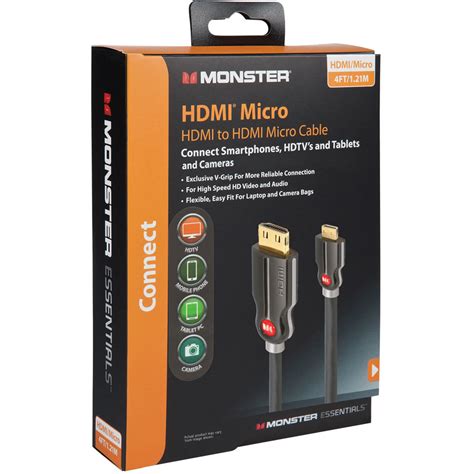 Monster Cable 4' Digital Life SuperThin HDMI Cable (Black)