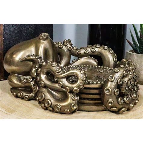 Rosecliff Heights Lesterny Ebros Resin Nautical Giant Kraken Octopus ...