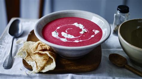 Beetroot and coconut soup recipe - BBC Food