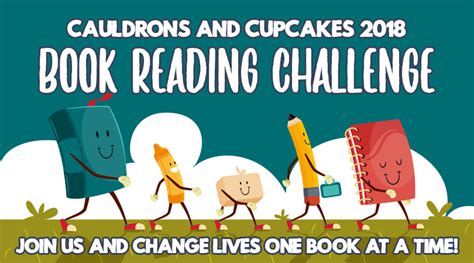 Join our Book Reading Challenge for July 2018 – Cauldrons and Cupcakes