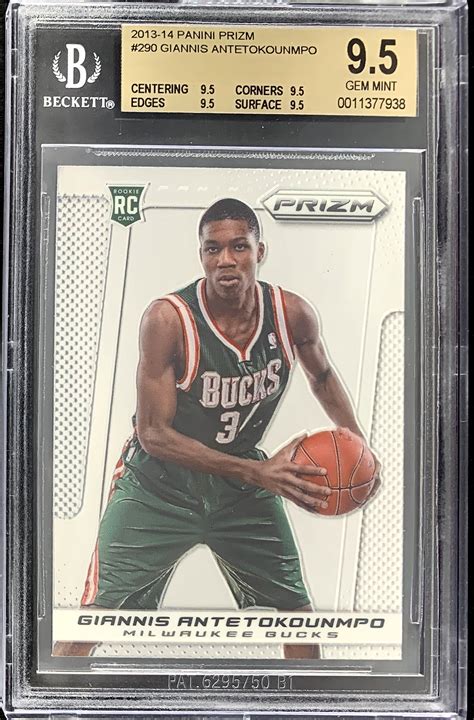 Lot Detail - Giannis Antetokounmpo 2013-14 Panini Prizm Rookie Card ...