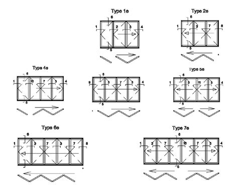 how to draw bifold doors on floor plan - Google Search