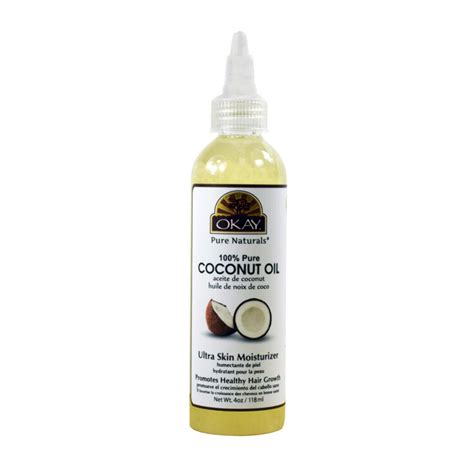 Amazon.com : OKAY 100% COCONUT OIL for HAIR and SKIN 4oz / 118ml : Coconut Massage Oils : Beauty ...