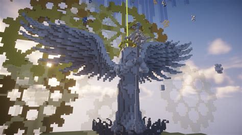 Angel statue Minecraft Map