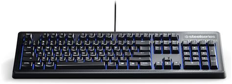 Amazon.com: SteelSeries Apex 100 Gaming Keyboard - Tactile & Silent - Blue LED Backlit - Splash ...