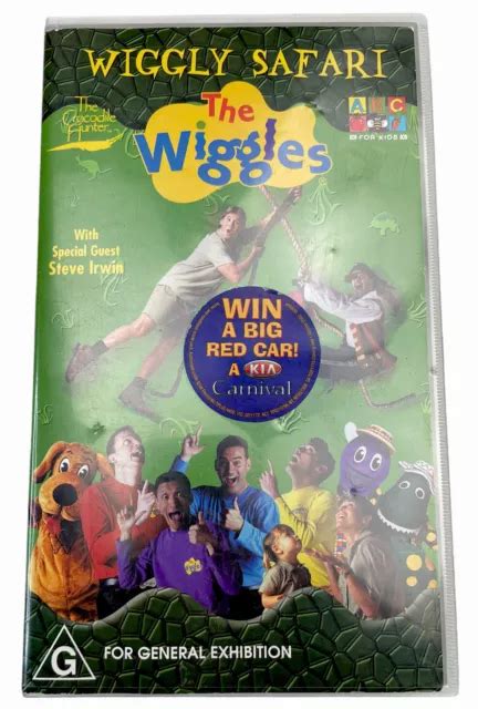 THE WIGGLES WIGGLY Safari Steve Irwin VHS Video Cassette Tape PAL G 2002 $25.19 - PicClick CA