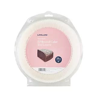 Round Cake Tin Liners 20cm (8") x50 | Lakeland