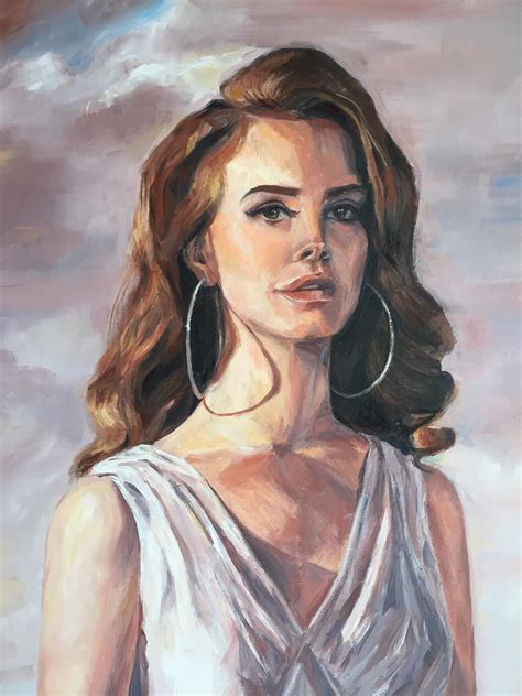 Lana del Rey, Me, Oils, 2020 : r/Art