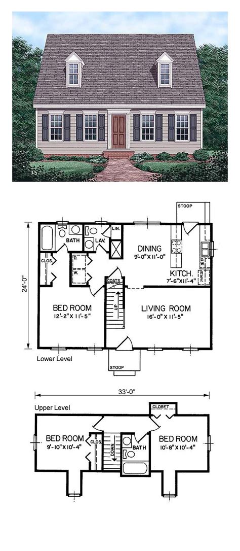 Small Cape Cod House Plans Under 1000 Sq Ft | Cape cod house plans ...