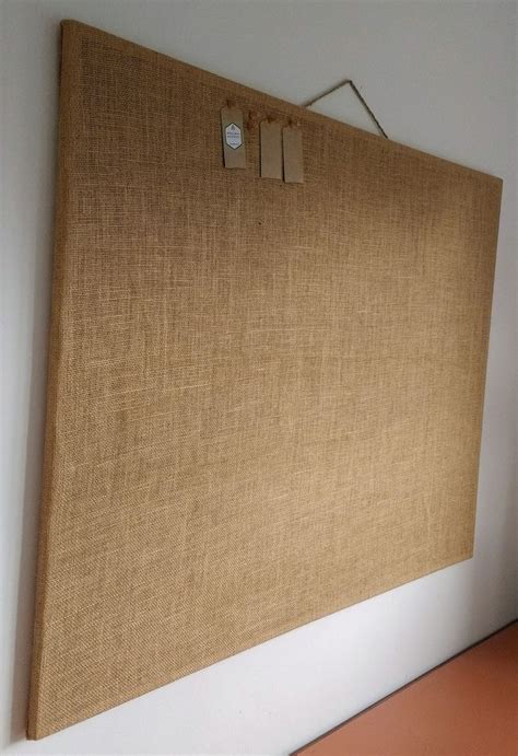 Extra Large Notice Cork Board Hessian Covered - Etsy UK | Large cork board, Cork board, Cork ...