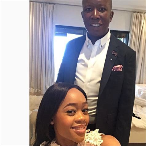 Julius Malema Shares Sweet Photo Of His Family Of 4 - OkMzansi