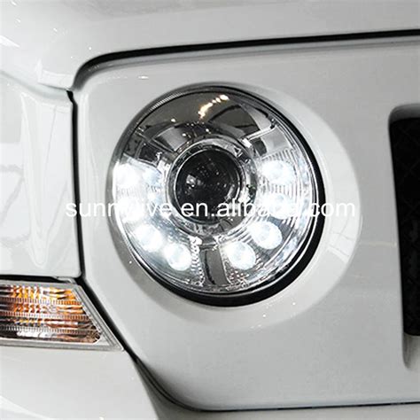 For Jeep Patriot 2011 To 2014 Year LED Headlights LED Head Lamp Chrome ...