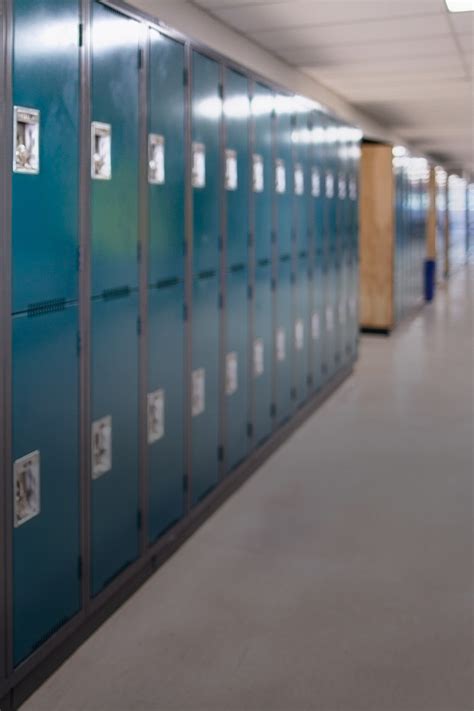 Close up of a row of school lockers - Public Policy Institute of California