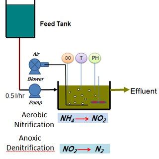 Diagram of the short-cut nitrification process. | Download Scientific Diagram