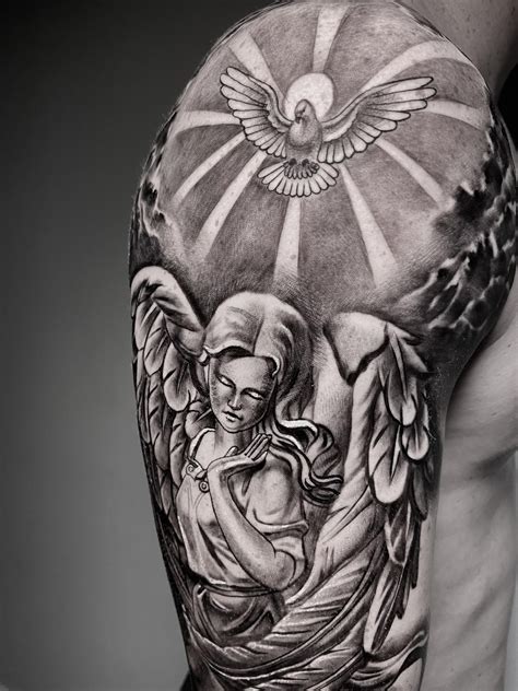 Angel tattoo done by Dmitriy Stankov at High End tattoos : r/tattoo