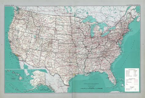 The National Atlas of the United States of America- Perry-Castañeda Map ...