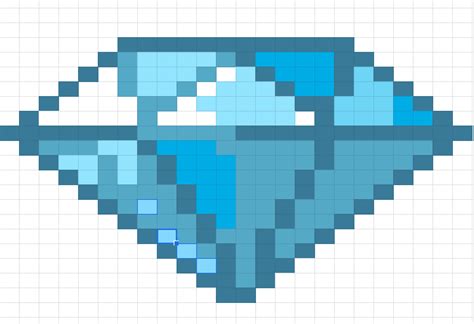 Diamond - Pixel Art | Pixel art, Pixel, Art