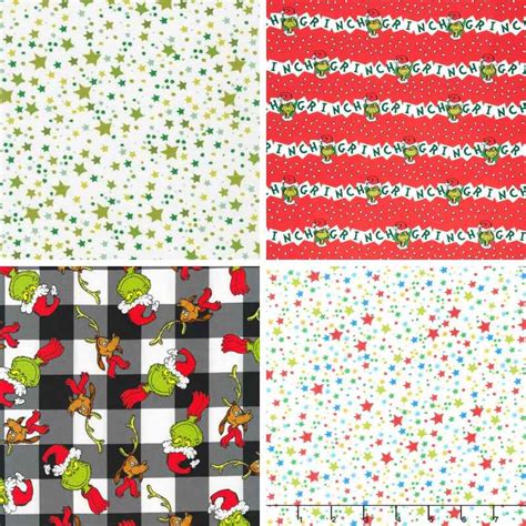 Grinch Panel & Fabric: How the Grinch Stole Christmas – Fabric Design Treasures