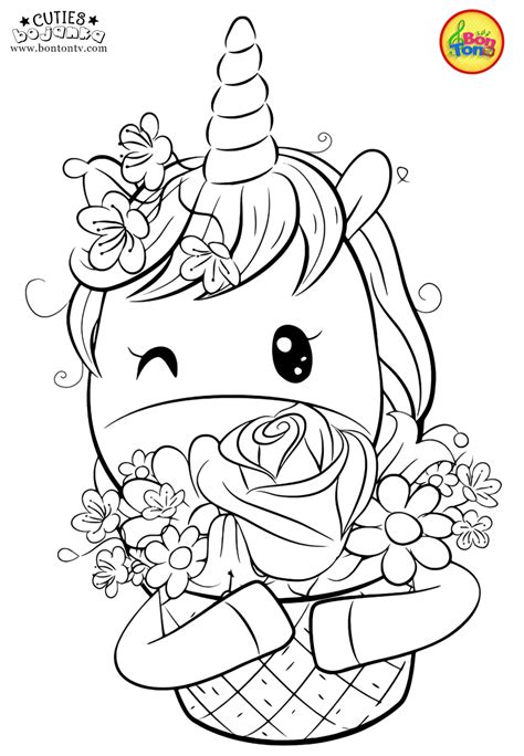 Cuties Coloring Pages for Kids - Free Preschool Printables - Slatkice bojanke - Cute Animal C ...