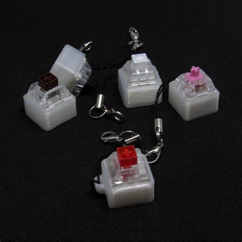 3D Printed Mechanical Switch Keychain | Flashquark