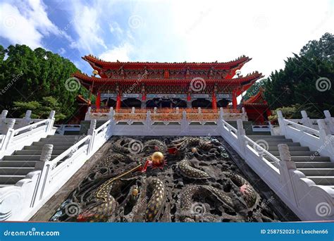 Wenwu Temple Located at Sun Moon Lake National Scenic Area, Yuchi Township, Stock Image - Image ...