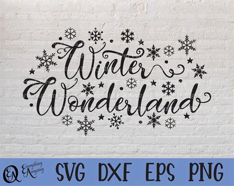 Winter Wonderland SVG, Christmas Svg, Happy Holidays Svg, Winter Svg, Snowflake Svg, Snow Svg ...