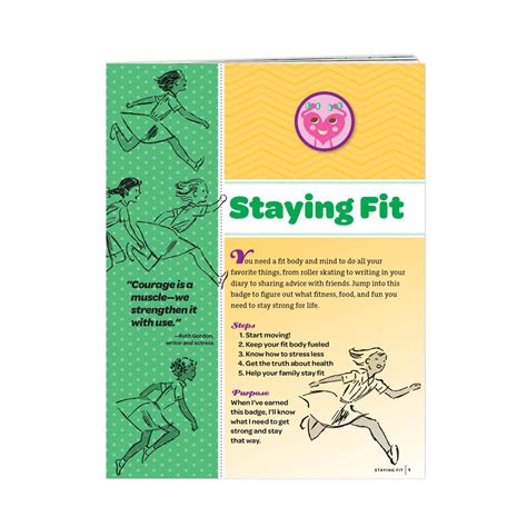 Junior Staying Fit Badge Requirements | Girl Scout Shop