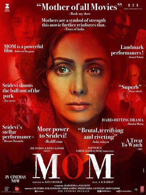 MOM Poster 2017 Sridevi - Film of the Year!!! | Mom film, Mom movies ...