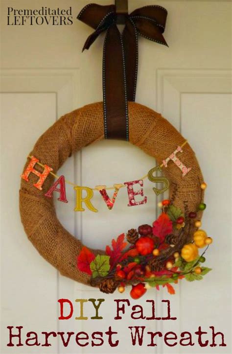 Easy DIY Fall Harvest Wreath