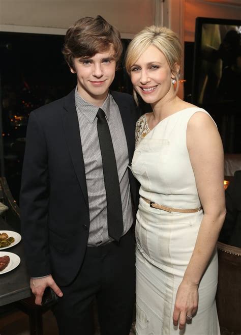 He Is the Godfather of Vera Farmiga's Son | Freddie highmore, Vera farmiga, Bates motel