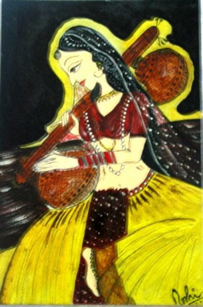 Saint......Mira Bai : Oil on canvas - Rashi Chaturvedi