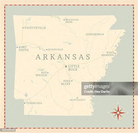 Little Rock Arkansas Map Photos and Premium High Res Pictures - Getty ...