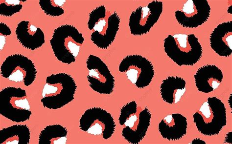 Modern Leopard Print Pink And Black Vector Design For Print And Fabric Photo Background And ...