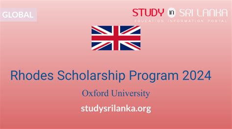 Rhodes Scholarship - Oxford University - 2023