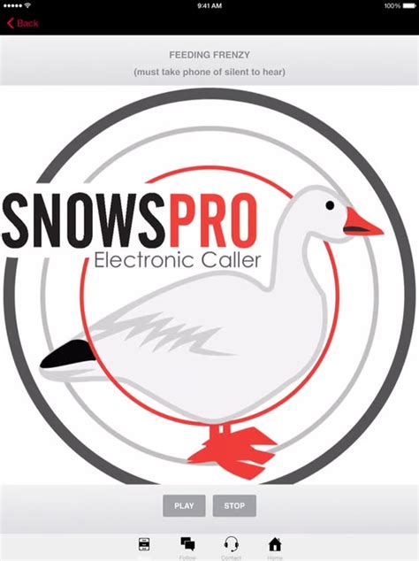 Electronic Snow Goose Call Snow Goose E Caller App by GuideHunting L. L. C.