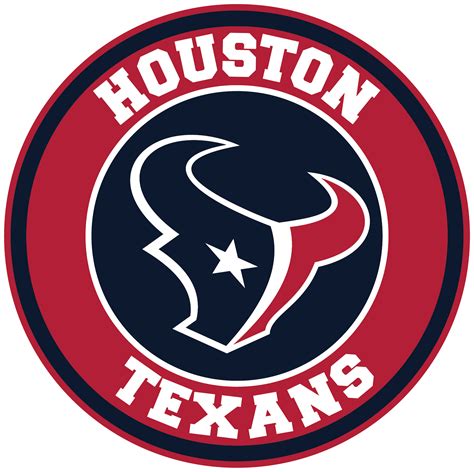 Houston Texans Circle Logo Vinyl Decal / Sticker 5 sizes!! | Sportz For Less