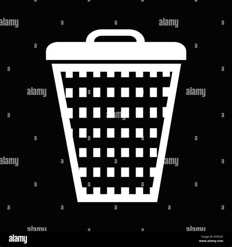 trash bin icon illustration design Stock Vector Image & Art - Alamy