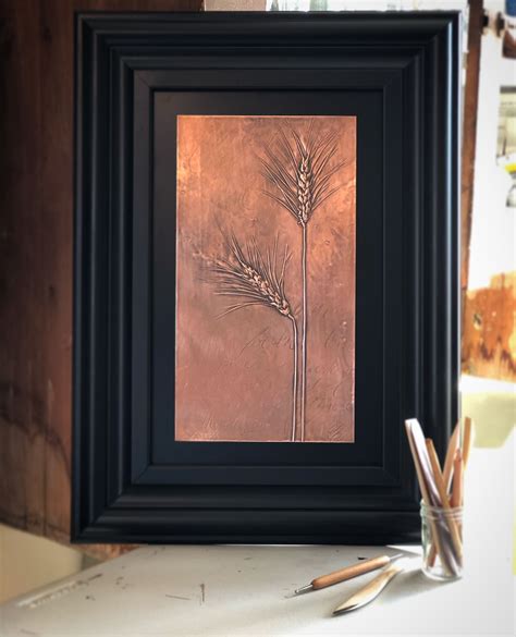 Copper Art - Wheat | Copper art, Fine art, Art