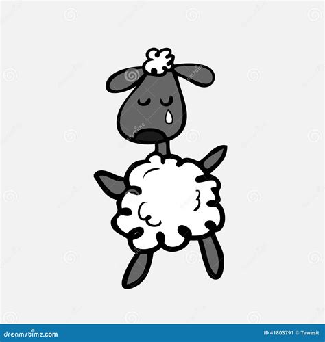 Sheep Crying Stock Vector - Image: 41803791