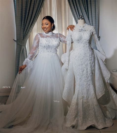 Mercy Chinwo Was Such a Stunner in all Her Wedding Looks! | Long sleeve ...