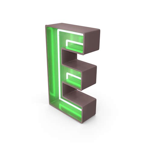 Neon Letter E PNG Images & PSDs for Download | PixelSquid - S111139591