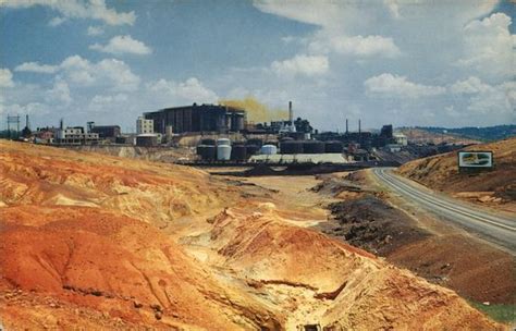 Contact Plant for making Strong Sulphuric Acid, Copper Basin Copperhill, TN Postcard