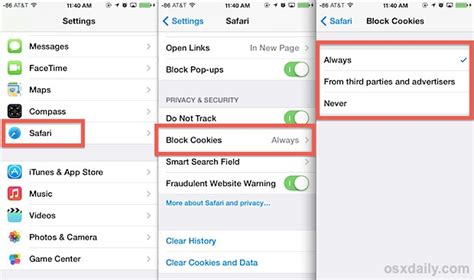 How to Block Cookies in Safari for iPhone or iPad