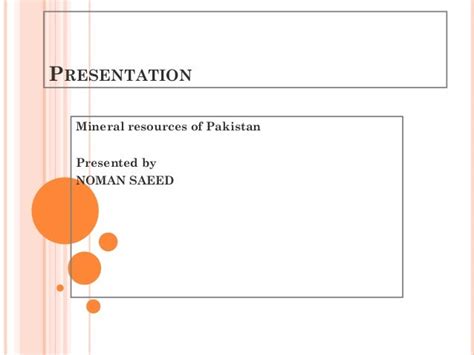 mineral resources of pakistan