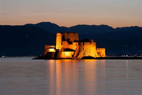 Mpourtzi Nafplio at night | Nafplio, Castle, Beautiful castles